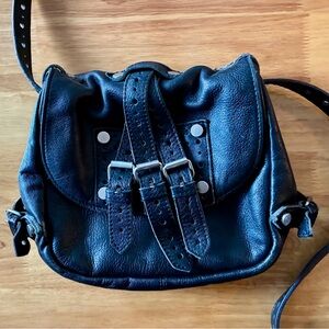 Foley + Corinna Black Leather Bag